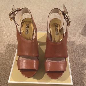 Michael Kors leather heels